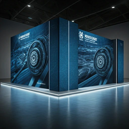 Professioneller Messestand Foliendruck