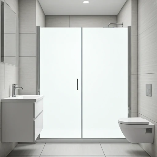 Milchglasfolie Badezimmer