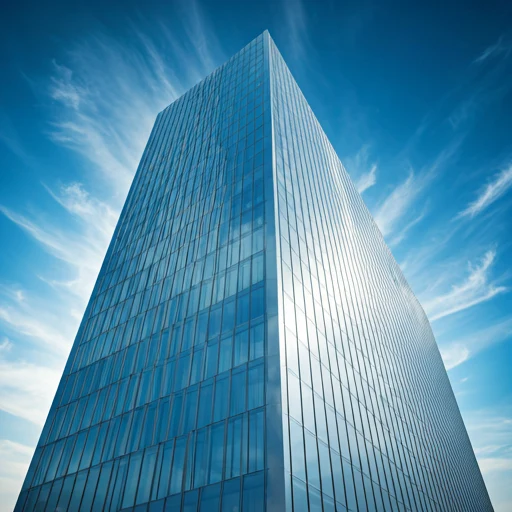 Sonnenschutzfolie Glasgebäude