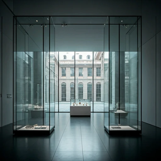 Transparentfolie Museum UV-Schutz Verglasung